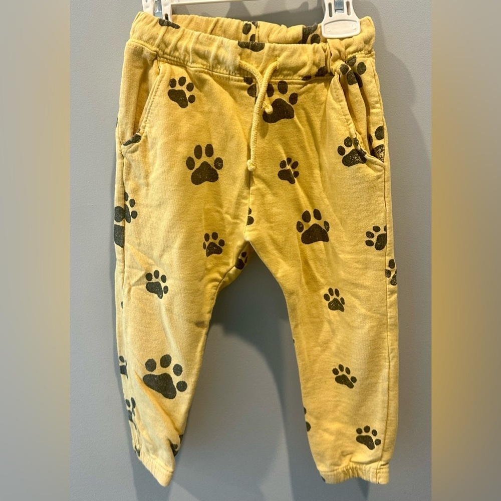 Zara boys bear paw joggers size 18-24 months